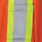 Pioneer Safety Shirt, Moisture wicking birdseye polyester, Hi-Vis Orange, L V1051150U-L - alternate 3